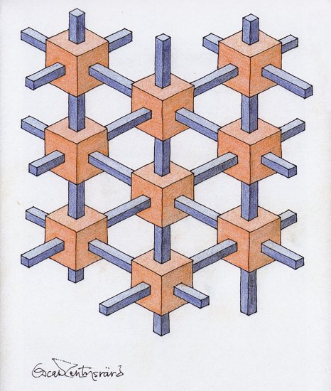 Impossible Construction from Oscar Reutersvard