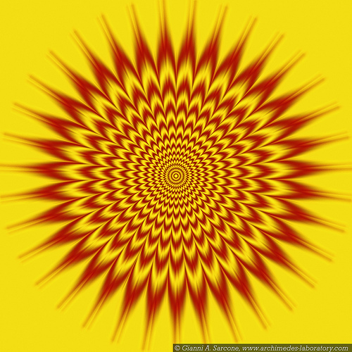 Hypnotic Vibes Optical Illusion