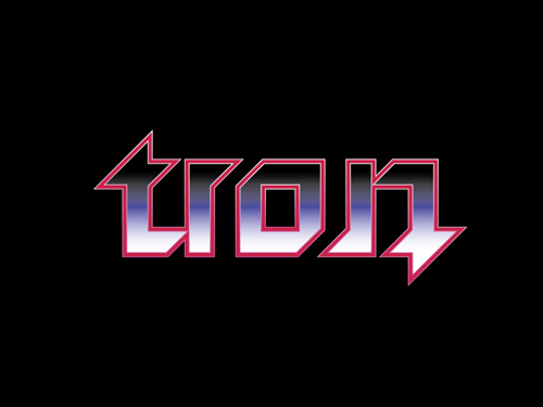 Tron Ambigram by Scott Kim