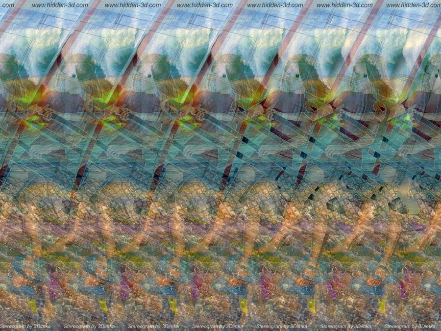 Fast as Wind Stereogram by 3Dimka