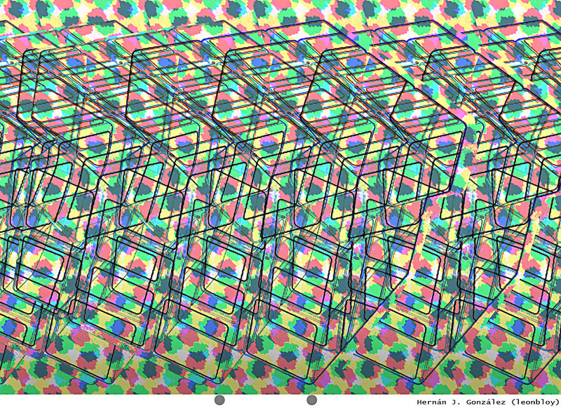 Rubik Cube Stereogram